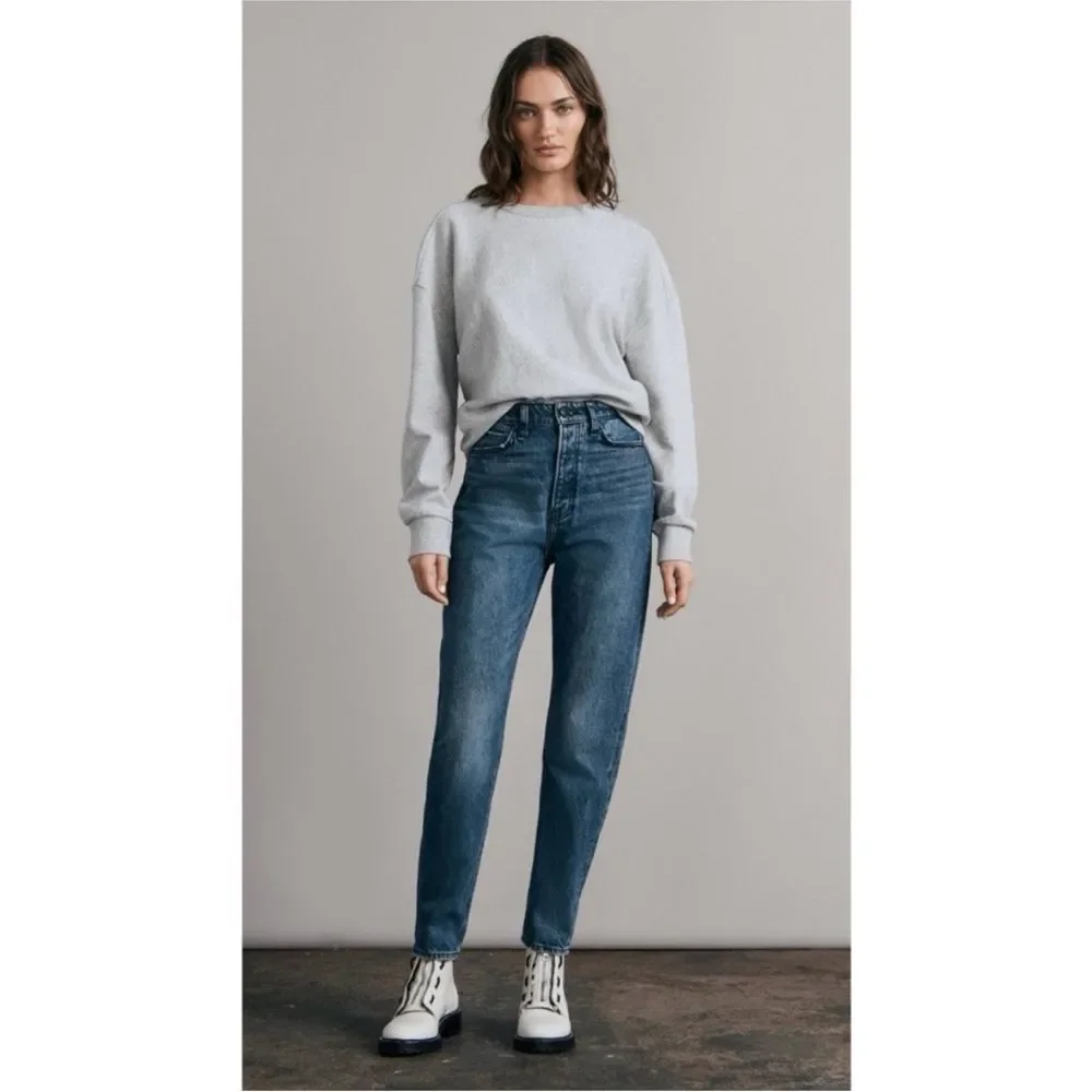 Rag & Bone Rachel Siesta Barrel Leg High Rise Button Fly Jeans Size 28 - Picture 4 of 6